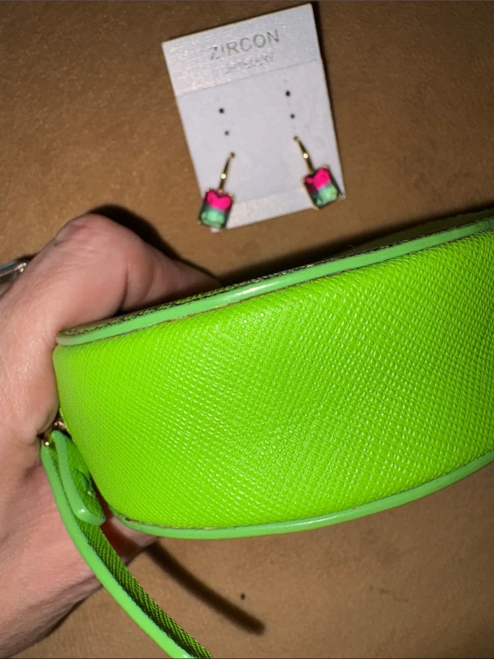 NWOT KATE SPADE Watermelon Coin Purse with Matching Earrings - Pink & Green